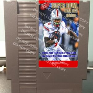 Tecmo Super Bowl NCAA 2k27 Edition - For Play On The NES Nintendo Entertainment System