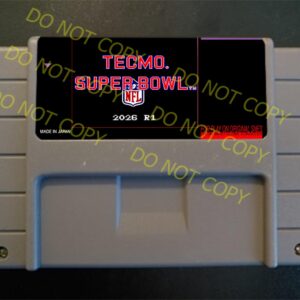 Tecmo Super Bowl 2026-2027 R1 – For Play On The SNES / Super Nintendo